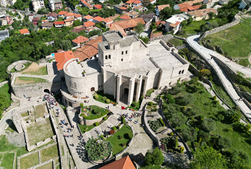 Vakantie Albanië ervaring: Krüje kasteel