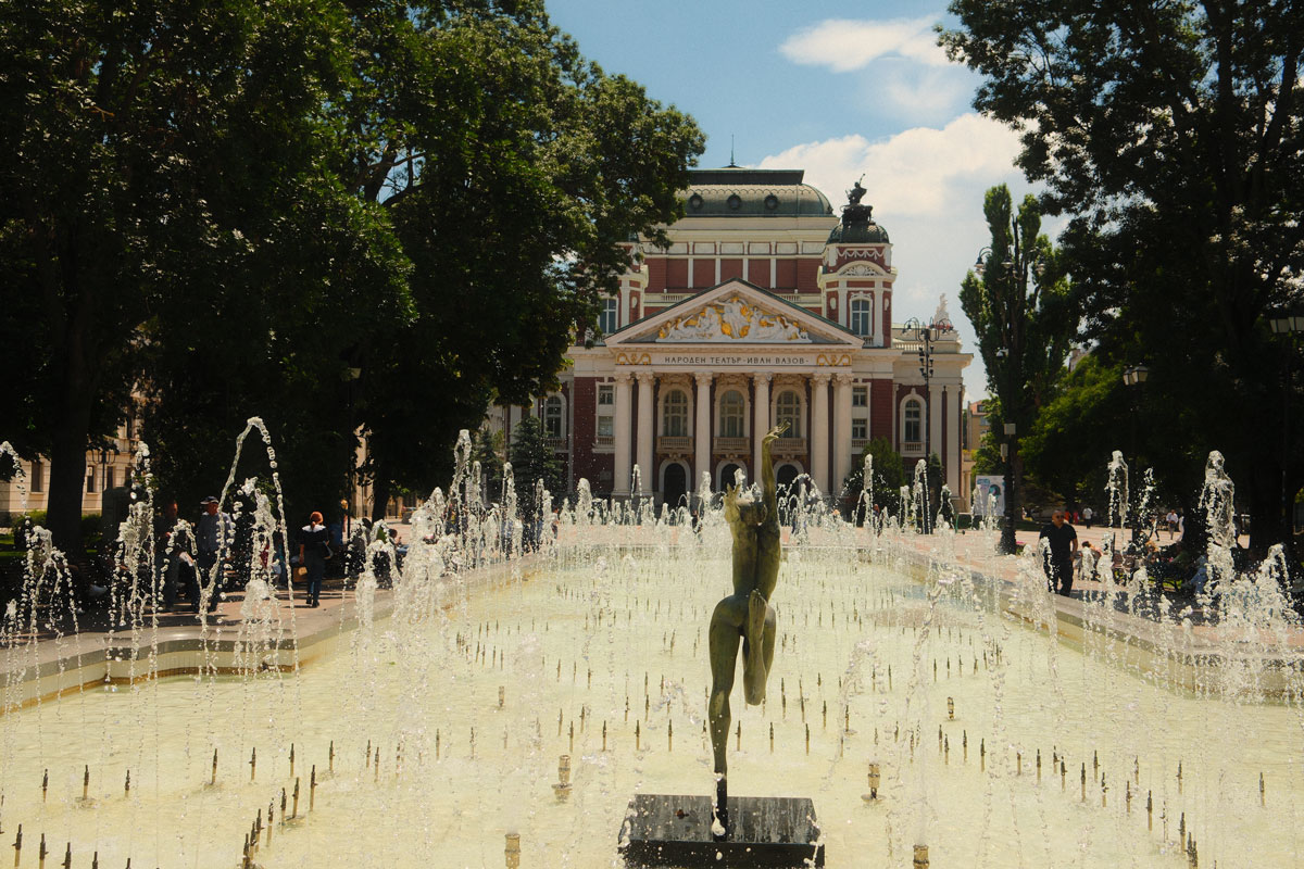 Ivan Vazov National Theatre in Sofia during a city break