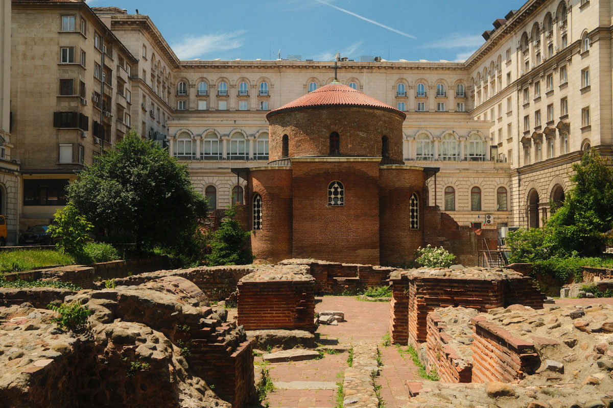 St. George Rotunda in Sofia during a city break