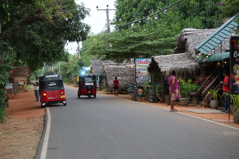 Sigiriya, groen, olifanten en de iconische Lion Rock sigiriya straatbeeld1