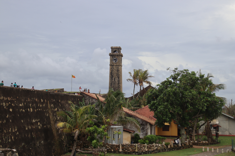 Church inside Galle Fort in Sri Lanka