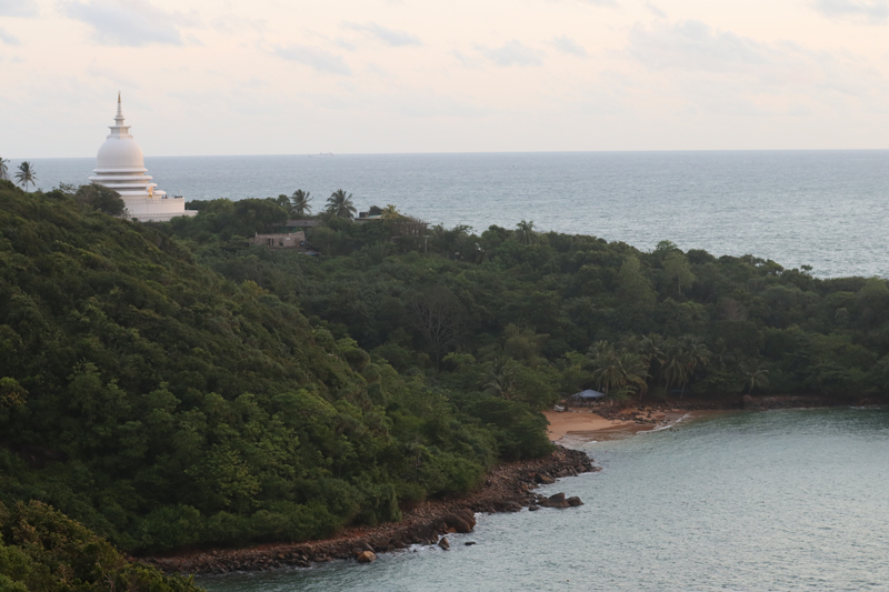Temple near Unawatuna on the south coast of Sri Lanka