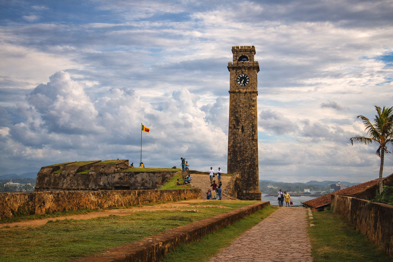 Galle Fort near Unawatuna in Sri Lanka
