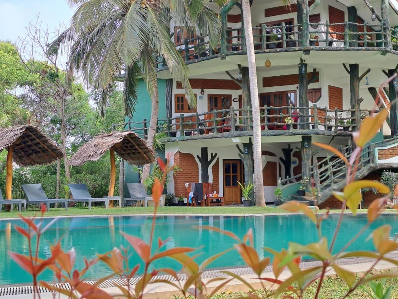 Sigiriya, groen, olifanten en de iconische Lion Rock The Nature Park Villa